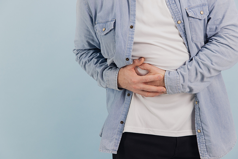 A man in need of a hernia operation