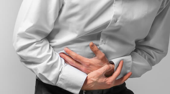 Patients who have risk factors for hiatal hernia